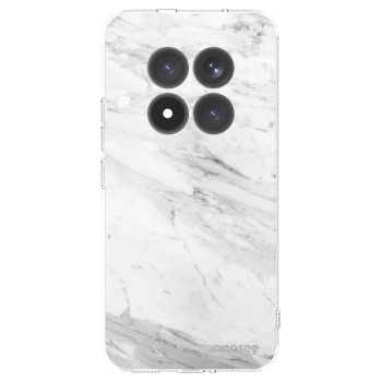 Picasee silikonska prozirna maskica za Xiaomi Redmi Note 15 Pro+ - White marble