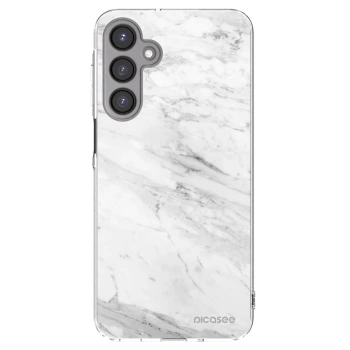 Picasee silikonska prozirna maskica za Samsung Galaxy A16 4G - White marble