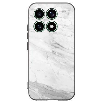 Picasee crna silikonska maskica za Xiaomi 17 - White marble