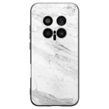 Picasee crna silikonska maskica za Honor Magic8 Pro 5G - White marble