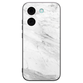 Picasee crna silikonska maskica za Xiaomi Poco X8 Pro - White marble