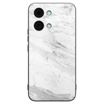 Picasee crna silikonska maskica za Xiaomi Poco X8 Pro Max - White marble