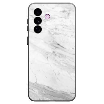 Picasee crna silikonska maskica za Samsung Galaxy A57 5G - White marble