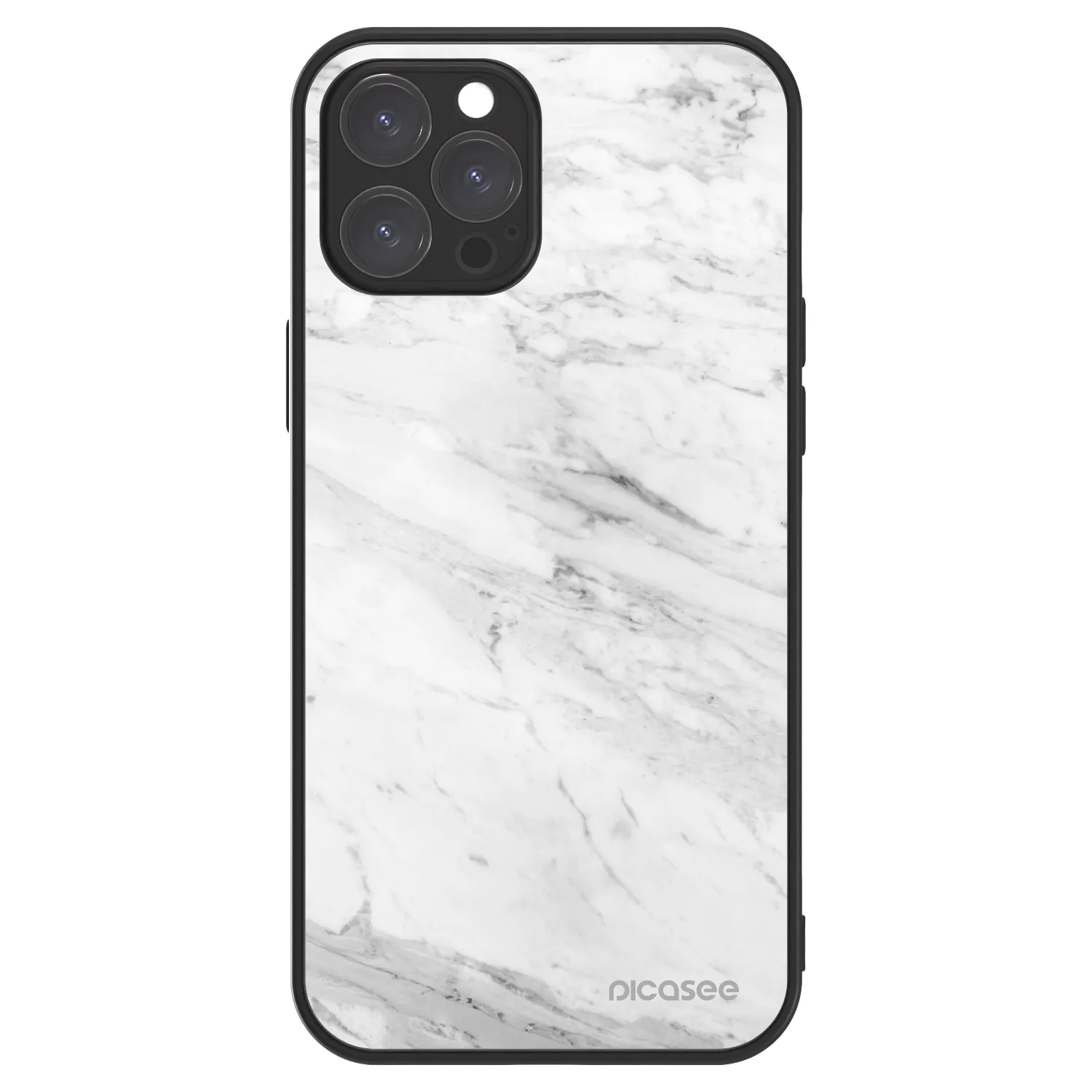 Picasee ULTIMATE CASE MagSafe za Apple iPhone 12 Pro Max - White marble