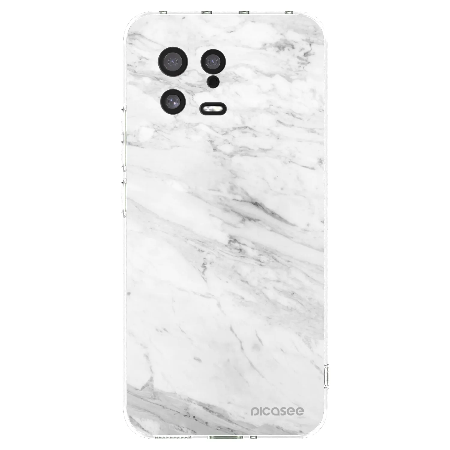Picasee silikonska prozirna maskica za Xiaomi 13 - White marble