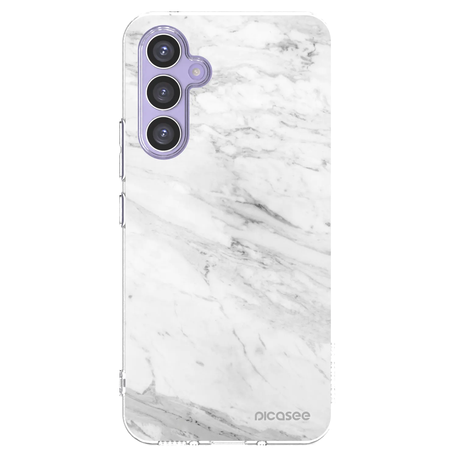 Picasee silikonska prozirna maskica za Samsung Galaxy A54 5G A546B - White marble