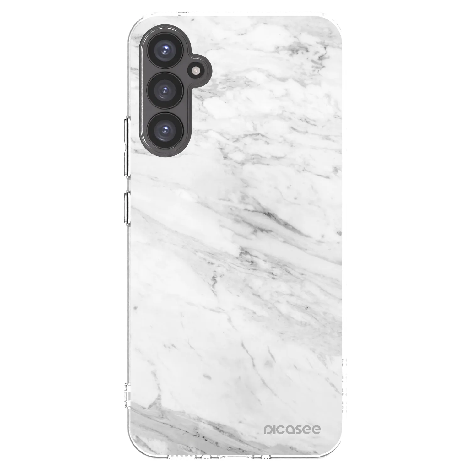 Picasee silikonska prozirna maskica za Samsung Galaxy A34 5G A346B - White marble