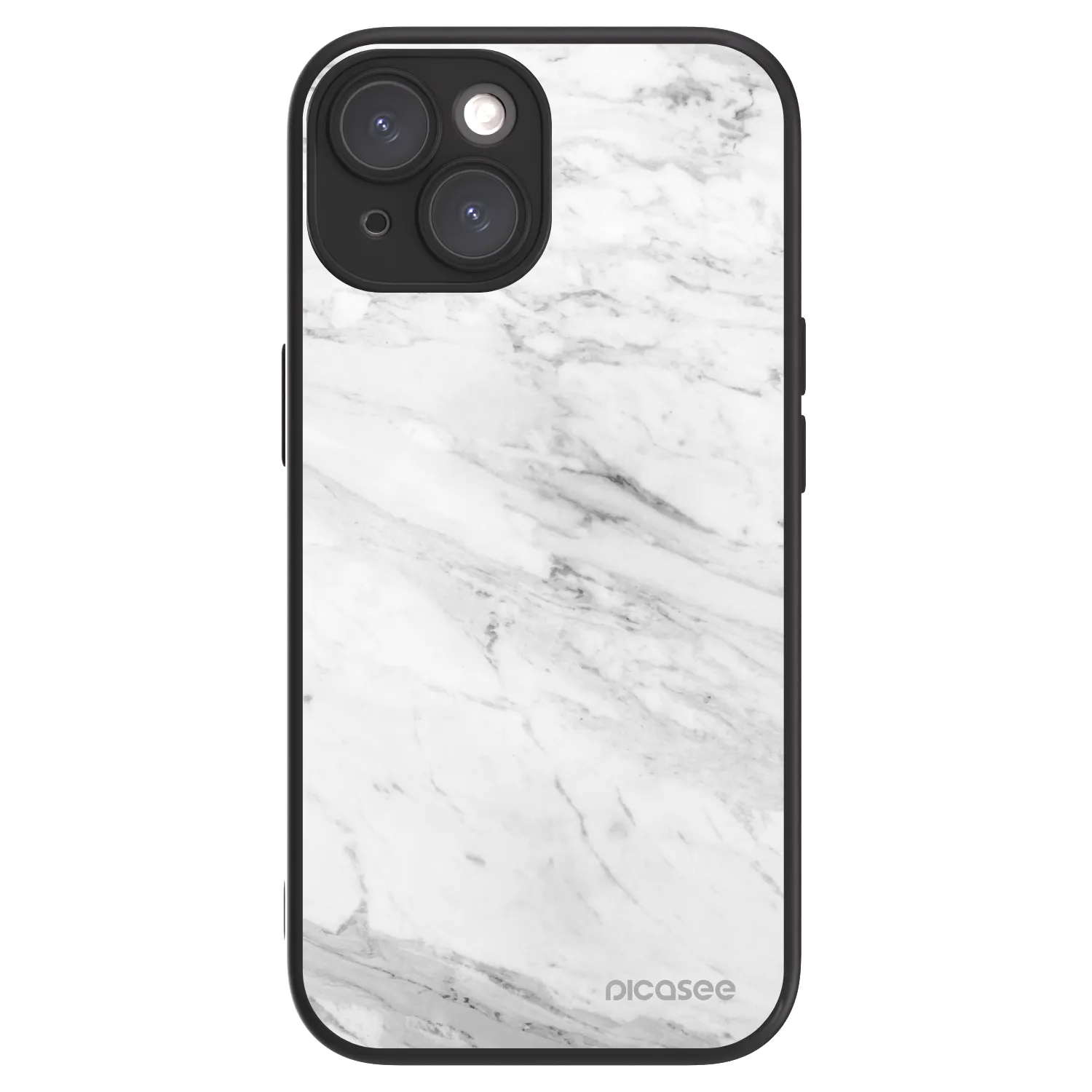 Picasee ULTIMATE CASE MagSafe za Apple iPhone 15 - White marble