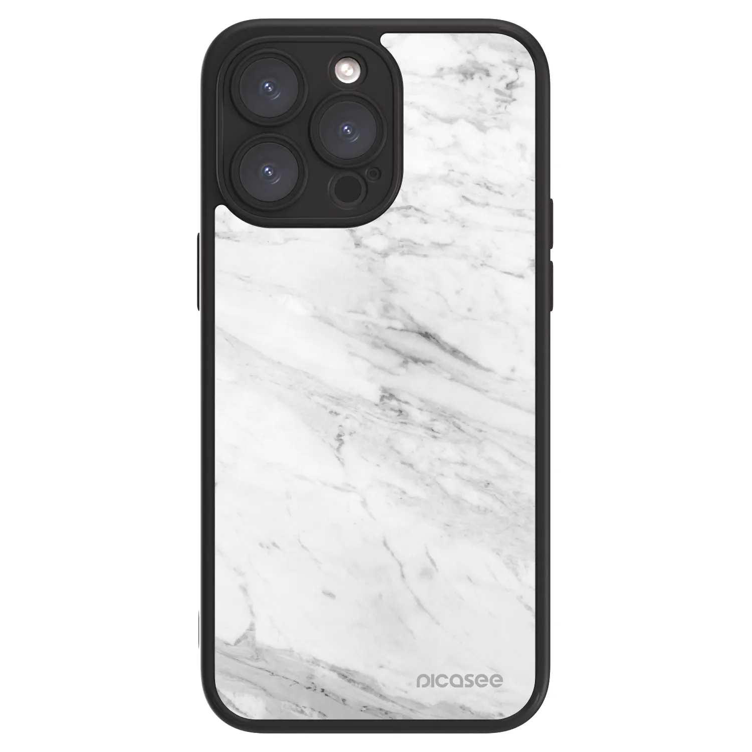 Picasee ULTIMATE CASE MagSafe za Apple iPhone 15 Pro Max - White marble
