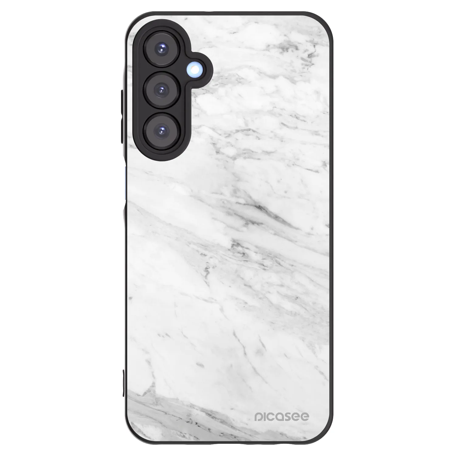 Picasee crna silikonska maskica za Samsung Galaxy A25 A256B 5G - White marble