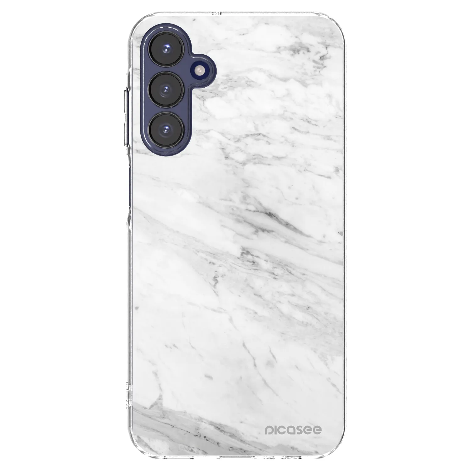 Picasee silikonska prozirna maskica za Samsung Galaxy A15 A155F 4G - White marble