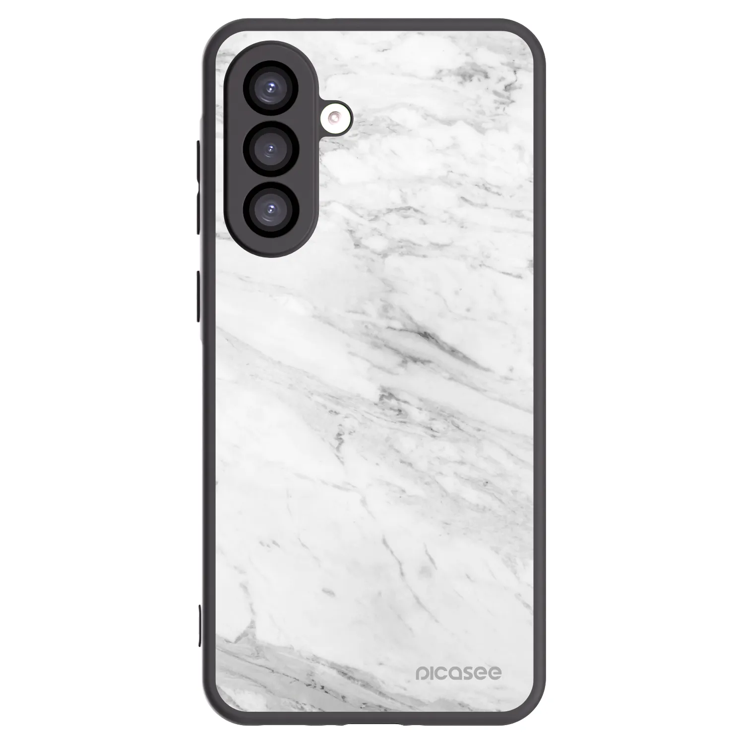 Picasee crna silikonska maskica za Samsung Galaxy A26 5G A266B - White marble