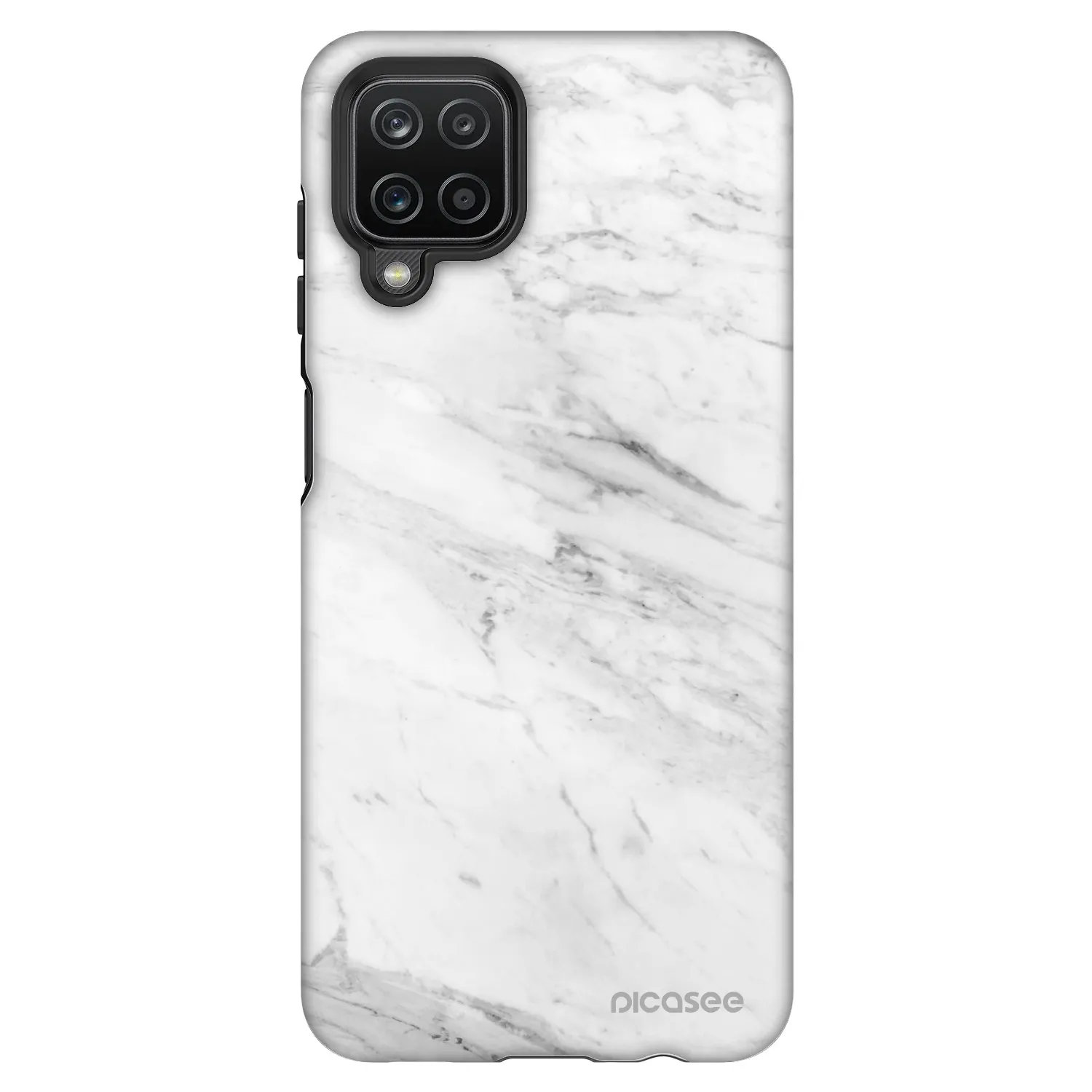 Picasee Fashion Case za Samsung Galaxy A12 A125F - White marble