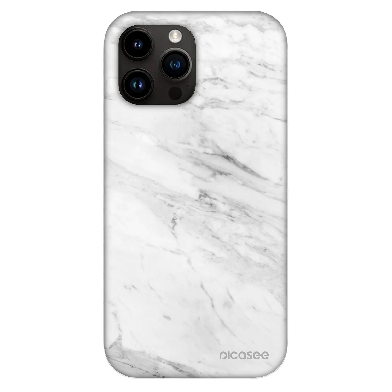 Picasee Fashion Case MagSafe za Apple iPhone 13 Pro Max - White marble
