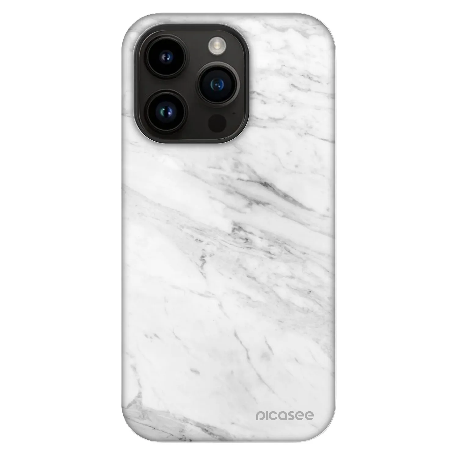 Picasee Fashion Case MagSafe za Apple iPhone 14 Pro - White marble