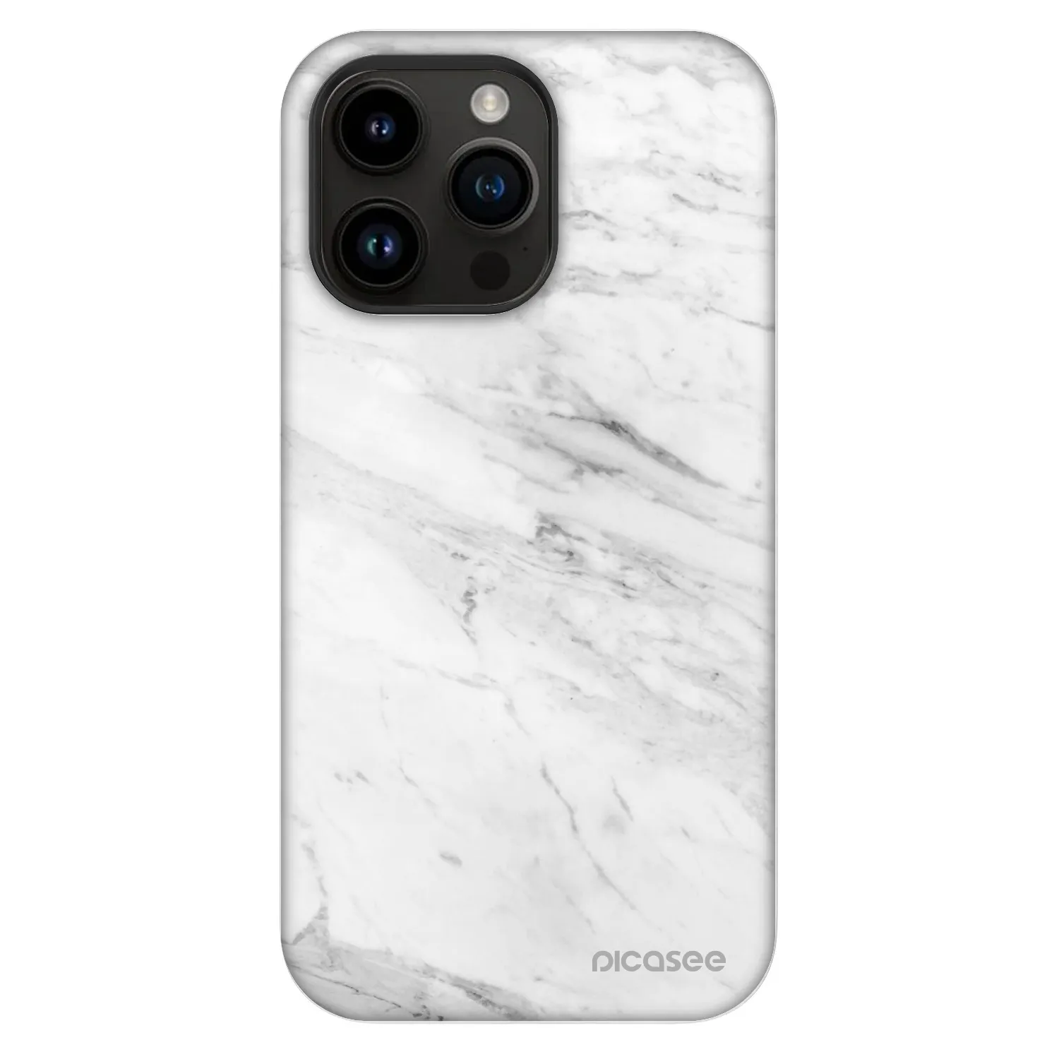Picasee Fashion Case MagSafe za Apple iPhone 14 Pro Max - White marble
