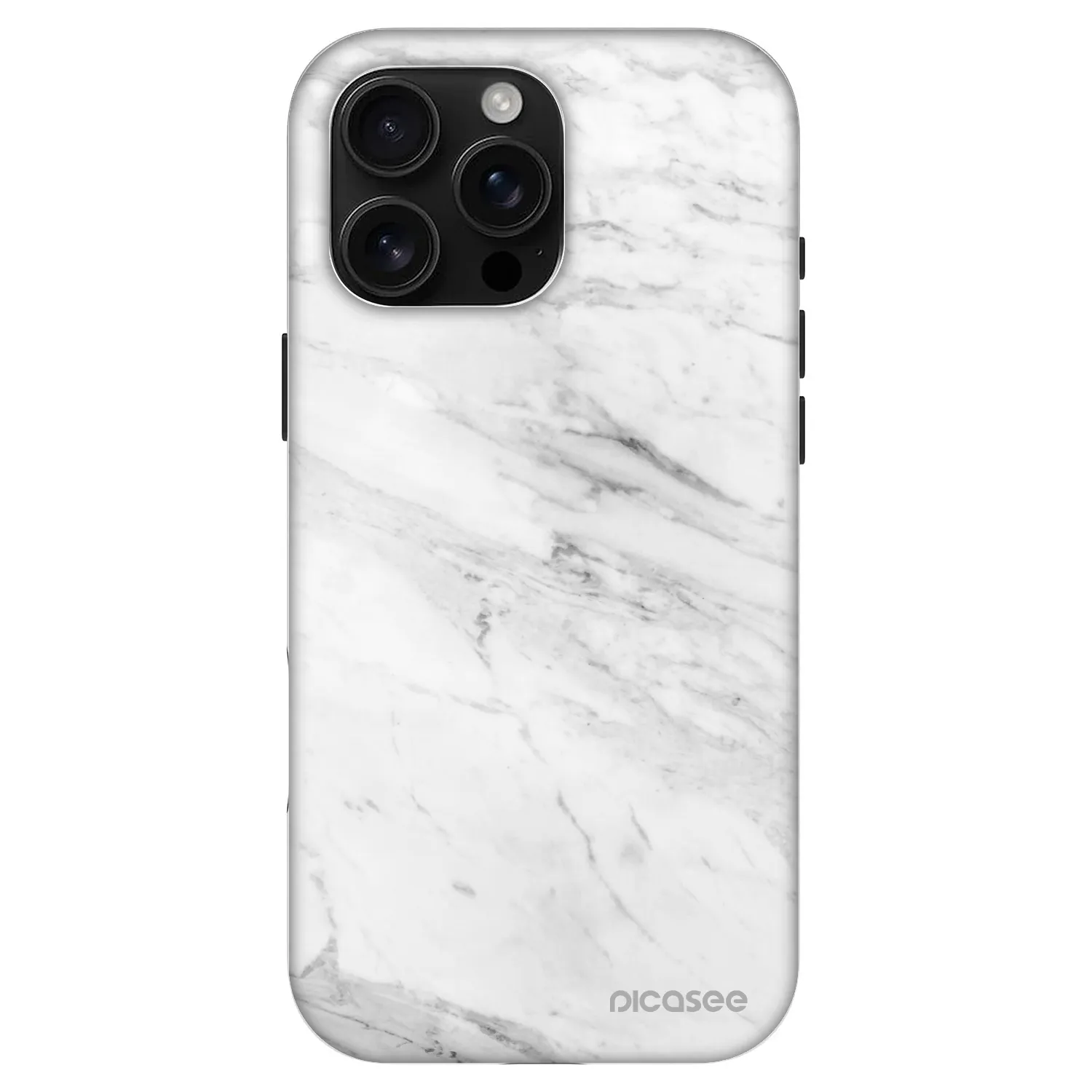 Picasee Fashion Case MagSafe za Apple iPhone 16 Pro Max - White marble