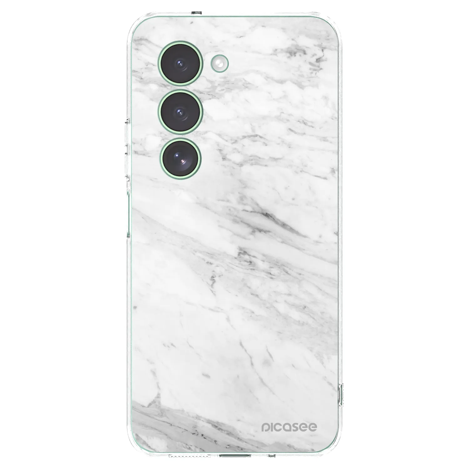 Picasee silikonska prozirna maskica za Xiaomi Redmi 15 5G - White marble
