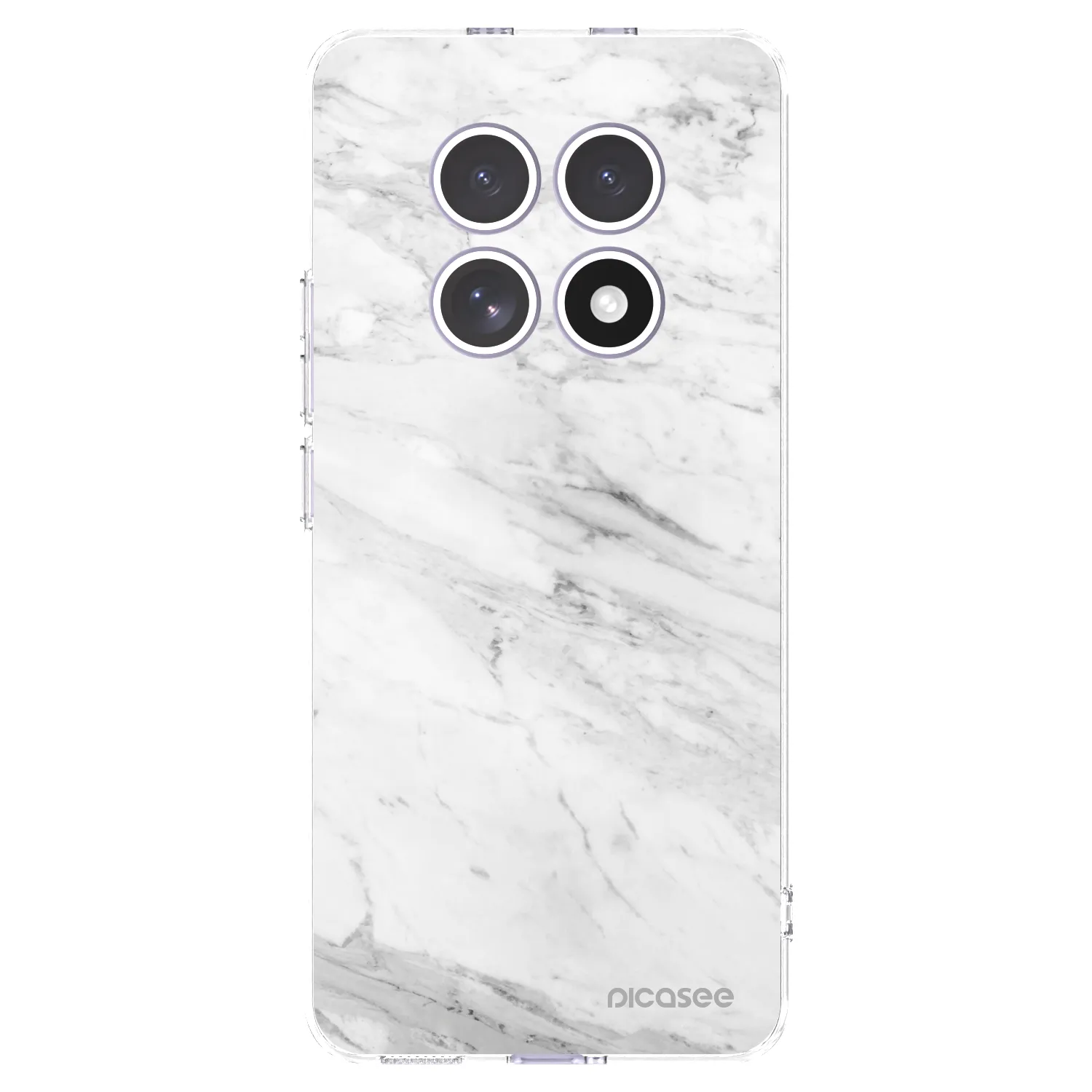 Picasee silikonska prozirna maskica za Xiaomi Redmi Note 15 - White marble
