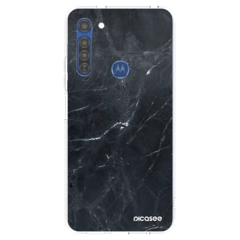 Maskica za Motorola Moto G8 - Black marble