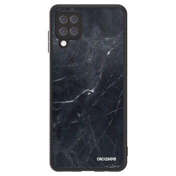 Picasee ULTIMATE CASE za Samsung Galaxy A12 A125F - Black marble