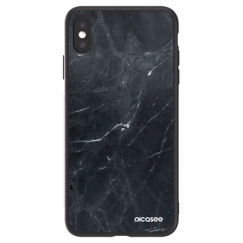 Picasee ULTIMATE CASE za Apple iPhone XS Max - Black marble