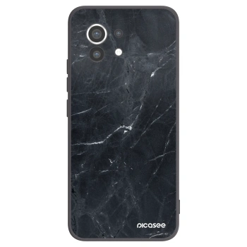 Picasee crna silikonska maskica za Xiaomi Mi 11 - Black marble