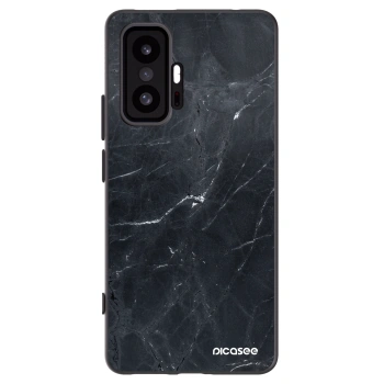 Picasee crna silikonska maskica za Xiaomi 11T - Black marble