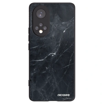 Picasee crna silikonska maskica za Huawei Nova 9 - Black marble