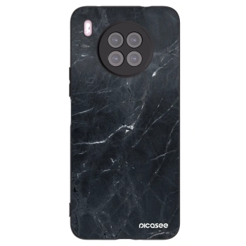 Picasee crna silikonska maskica za Huawei Nova 8i - Black marble