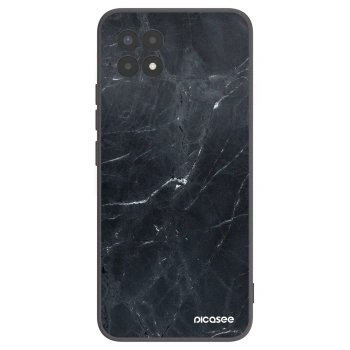 Picasee crna silikonska maskica za Realme 8i - Black marble
