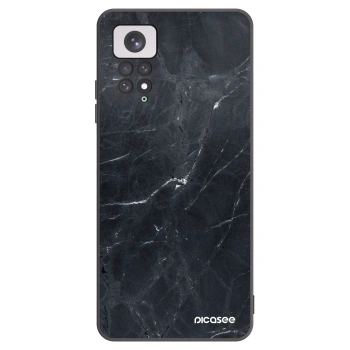 Picasee crna silikonska maskica za Xiaomi Redmi Note 11 - Black marble