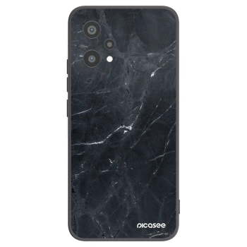 Picasee crna silikonska maskica za Realme 9 Pro 5G - Black marble