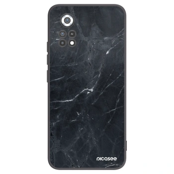 Picasee crna silikonska maskica za Xiaomi Poco X4 Pro 5G - Black marble