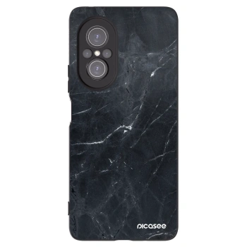 Picasee crna silikonska maskica za Huawei Nova 9 SE - Black marble