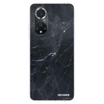 Picasee silikonska prozirna maskica za Huawei Nova 9 SE - Black marble