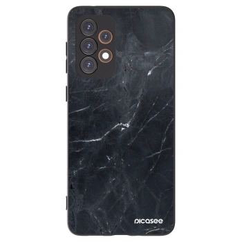 Picasee crna silikonska maskica za Samsung Galaxy A33 5G A336 - Black marble