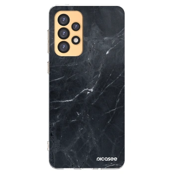 Picasee silikonska prozirna maskica za Samsung Galaxy A33 5G A336 - Black marble