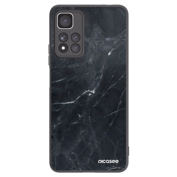 Picasee crna silikonska maskica za Xiaomi Redmi Note 11 Pro+ 5G - Black marble