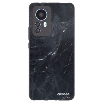 Picasee crna silikonska maskica za Xiaomi 12T Pro - Black marble