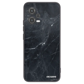 Picasee crna silikonska maskica za Xiaomi Poco X5 - Black marble