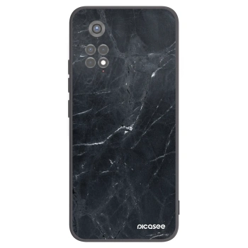 Picasee crna silikonska maskica za Xiaomi Redmi Note 11S 5G - Black marble