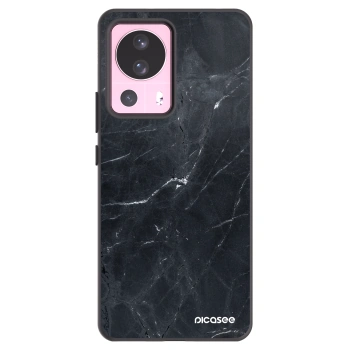Picasee crna silikonska maskica za Xiaomi 13 Lite - Black marble