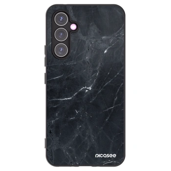 Picasee crna silikonska maskica za Samsung Galaxy A54 5G A546B - Black marble