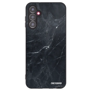 Picasee crna silikonska maskica za Samsung Galaxy A14 5G A146P - Black marble