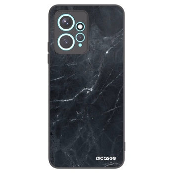 Picasee crna silikonska maskica za Xiaomi Redmi Note 12 4G - Black marble
