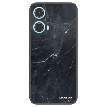 Picasee crna silikonska maskica za Xiaomi Poco F5 - Black marble