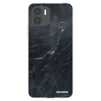 Picasee silikonska prozirna maskica za Xiaomi Redmi A2 - Black marble