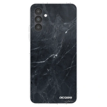 Picasee silikonska prozirna maskica za Samsung Galaxy A04s A047F - Black marble