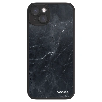 Picasee ULTIMATE CASE za Apple iPhone 15 Plus - Black marble